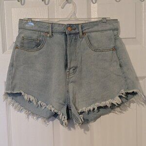 Wild Fable high rise fringed cut off shorts size 4